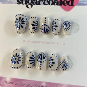 Handmade Custom Gel Press On Nails: Premium Quality, Handpainted