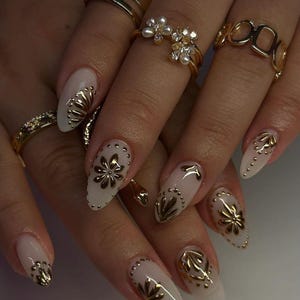 Handmade Custom Gel Press On Nails: Premium Quality, Handpainted
