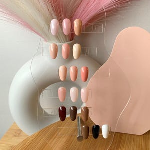 Press On Nails, Reusable , Short , Almond , French Tip , Y2K , Glue On, Fake , Artificial , Gel , Acrylic