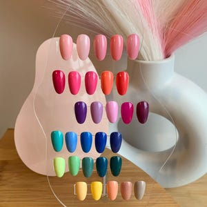 Press On Nails, Reusable , Short , Almond , French Tip , Y2K , Glue On, Fake , Artificial , Gel , Acrylic