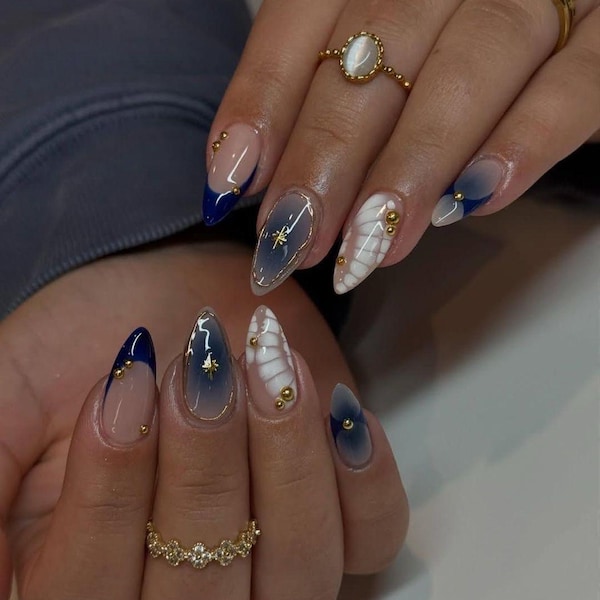 Handmade Custom Gel Press On Nails: Premium Quality, Handpainted