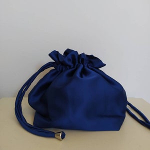 Borsa a Sacchetto con base Blu Royal