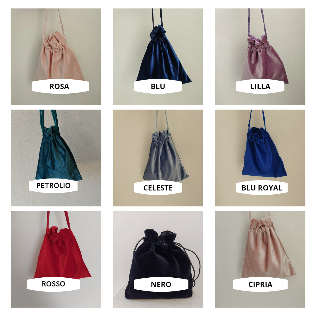 Velvet Pouch Bag With Base - Etsy