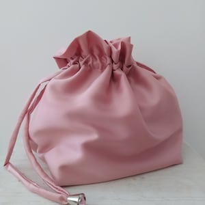 Borsa a Sacchetto con base Rosa