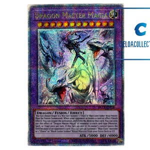 Maestro Dragón Magia (Raro Secreto de Cuarto de Siglo (Proxy de Alta Calidad)