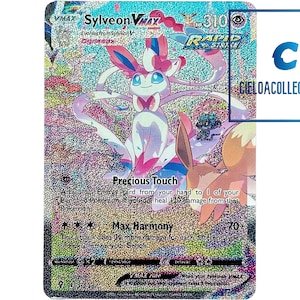 Sylveon VMAX (Alternate Art Secret) - Evolving Skies (High Quality Proxy)