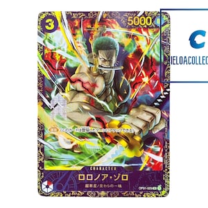 Roronoa Zoro - OP01-025 (schatkist) - promotiekaarten uit één stuk (proxy van hoge kwaliteit)
