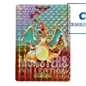 Glurak Rote Monster Sammelkarte Prisma Japanische Karte
