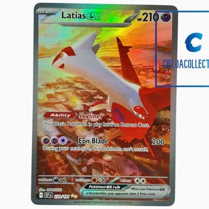 Latias ex 239/191 Sv08: Surging Sparks Holo (High Quality Proxy)