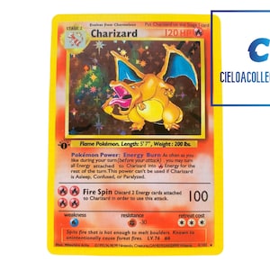 Ensemble de base 1re édition Charizard (proxy de haute qualité)
