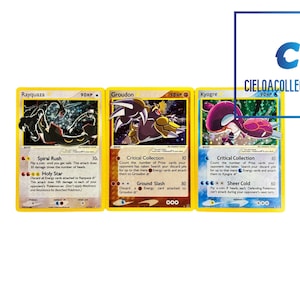ポケモン ゴールドスター レックウザ、グラードン、カイオーガ（高品質プロキシ）