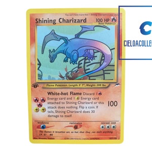 1e editie Shining Charizard (proxy van hoge kwaliteit)