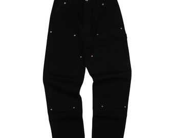black chrome heart pants