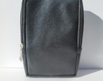 Black Water Resistant Leg Bag, Carnival J'ouvert Thigh Bag, Leg Bag, Hands Free Running Exercise Bag