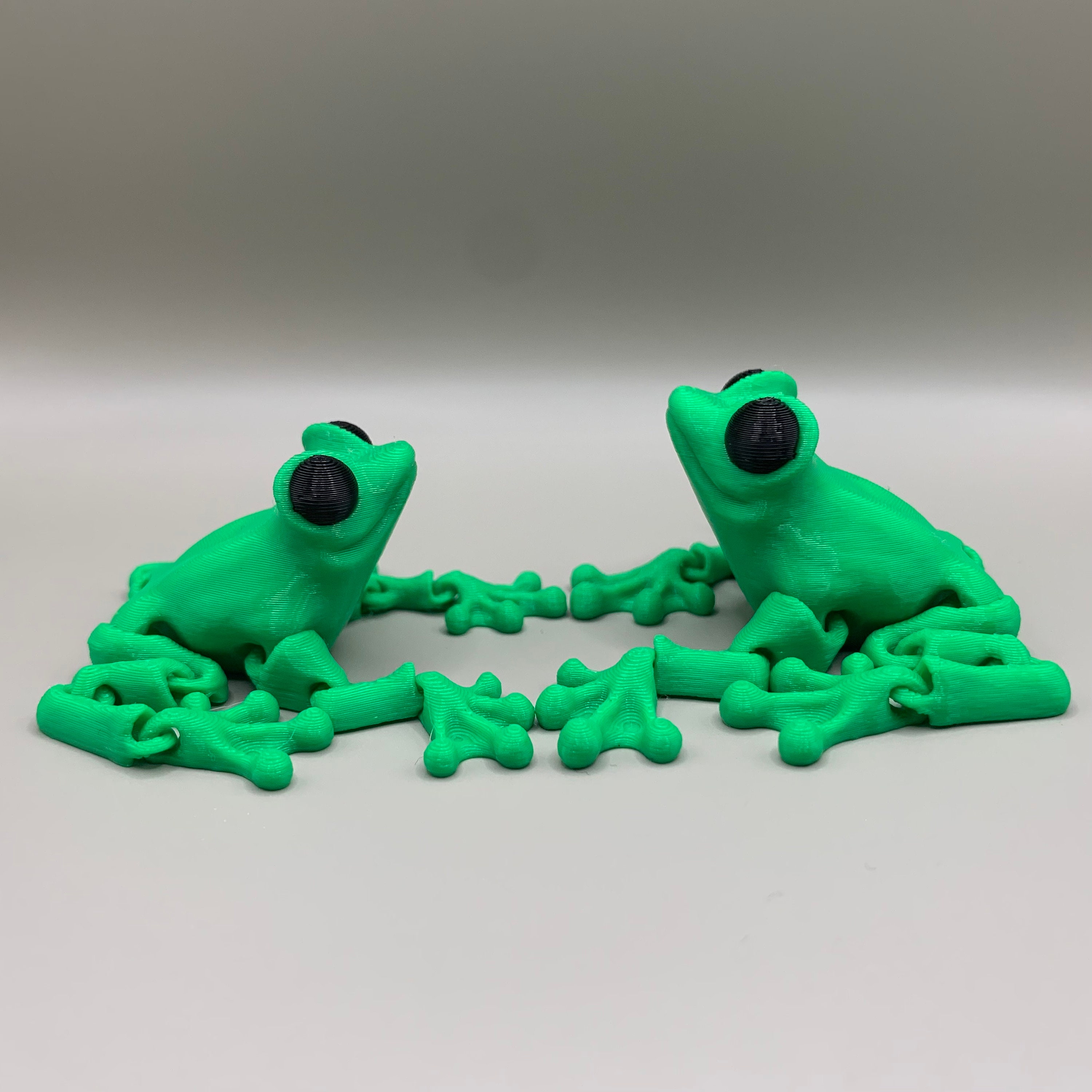 Articulated 3d Printed Cowboy Frog