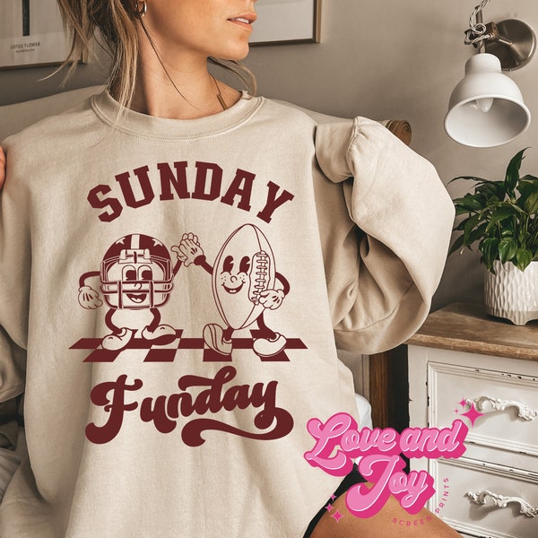 Sunday Funday Screen Prints| Ready to Press| T-shirt Transfers| Heat Transfer| Trendy Transfer| Screen Print| Cool Screen Pint