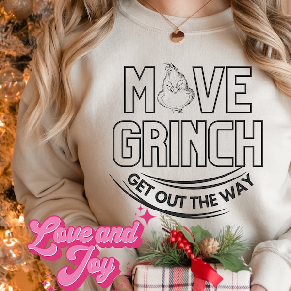 PRE-ORDER 10/08 Move out of the Way Screen Print| Ready to Press| T-shirt Transfer| Christmas Transfer| Christmas Tree| Believe Screen Print