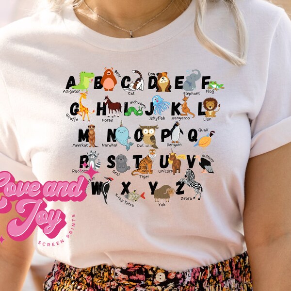 Animal Print Teacher Shirt - Etsy
