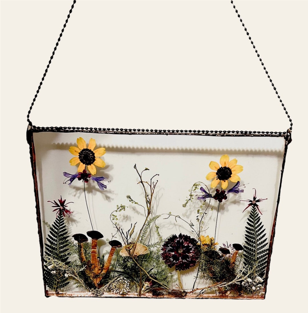 Large Terrarium Forest Wall Art, Decor, Wall Décor, Mushroom Art, Fairy