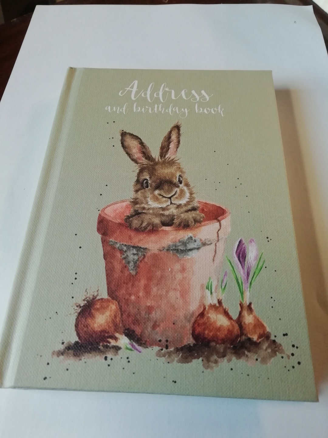 Wrendale Address and Birthday Book bunny and Flower Etsy Australia
