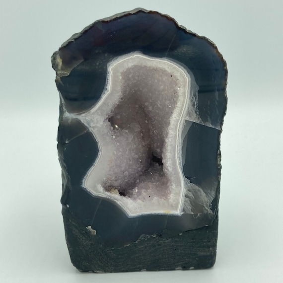 Amethyst with Agate Crystal Cave