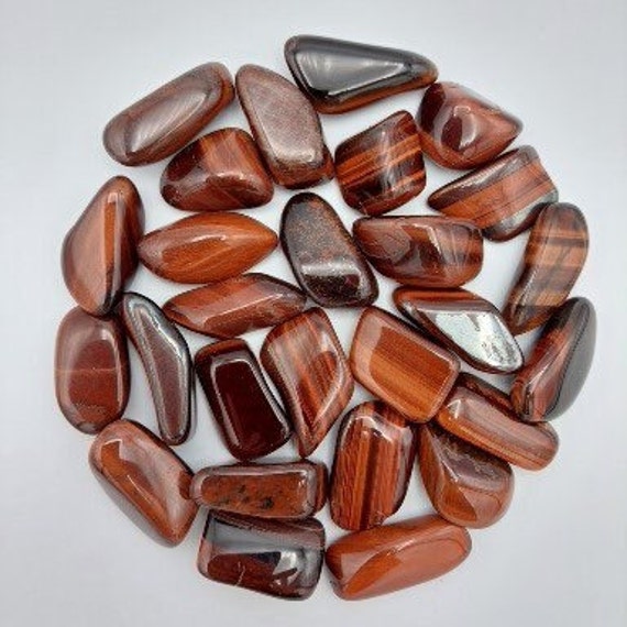 Red Tiger's-Eye Tumblestones