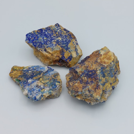 Azurite and Malachite raw mineral specimen