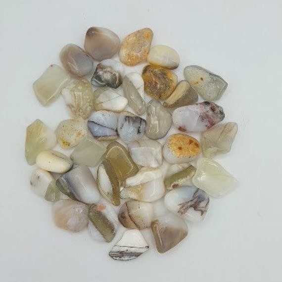 White Opal Tumblestones