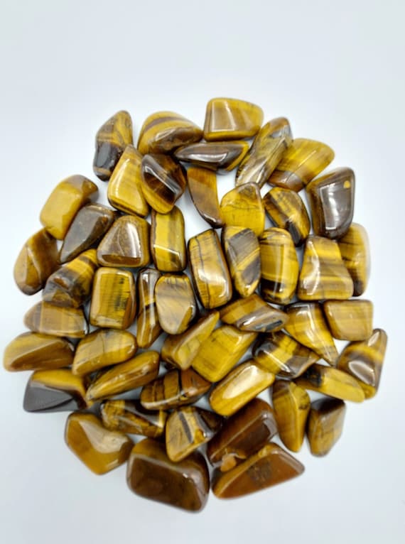 Gold Tiger's-Eye Tumblestones