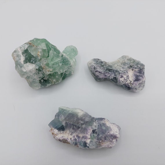 Fluorite crystal chunk