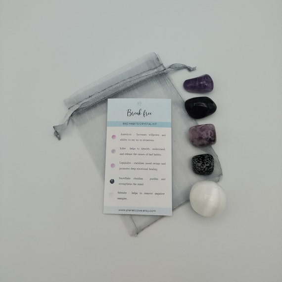 'Break Free' Bad Habit Releasing Crystal Set