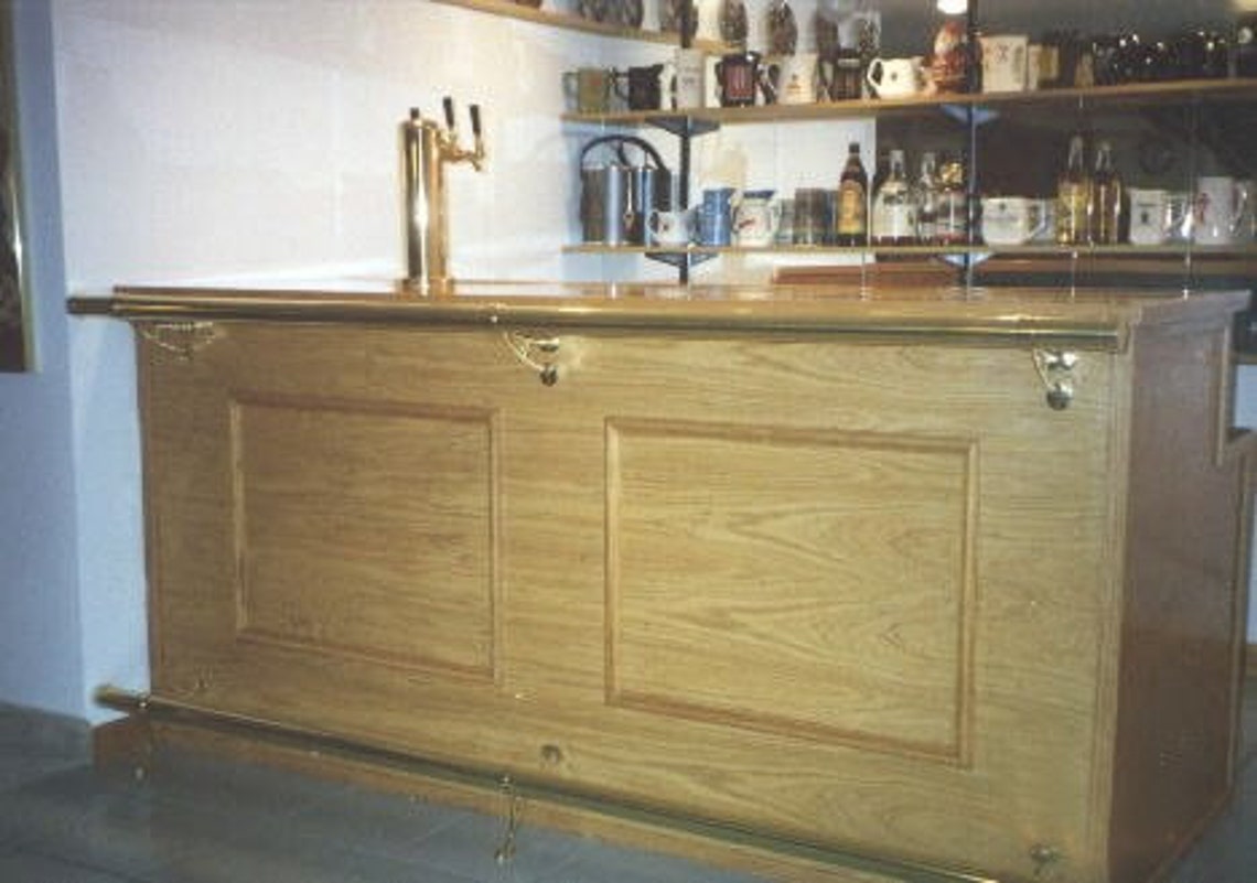Straight Home Bar Plans Etsy