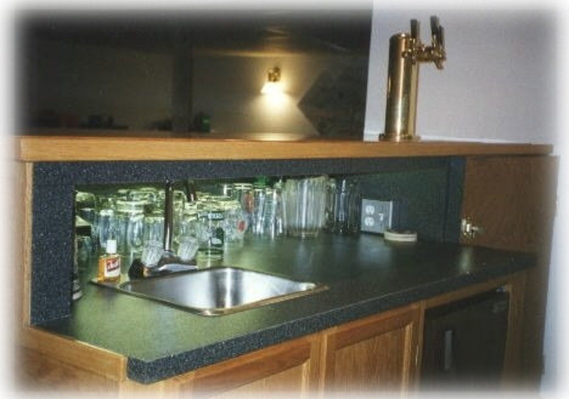 Straight Home Bar Plans Etsy