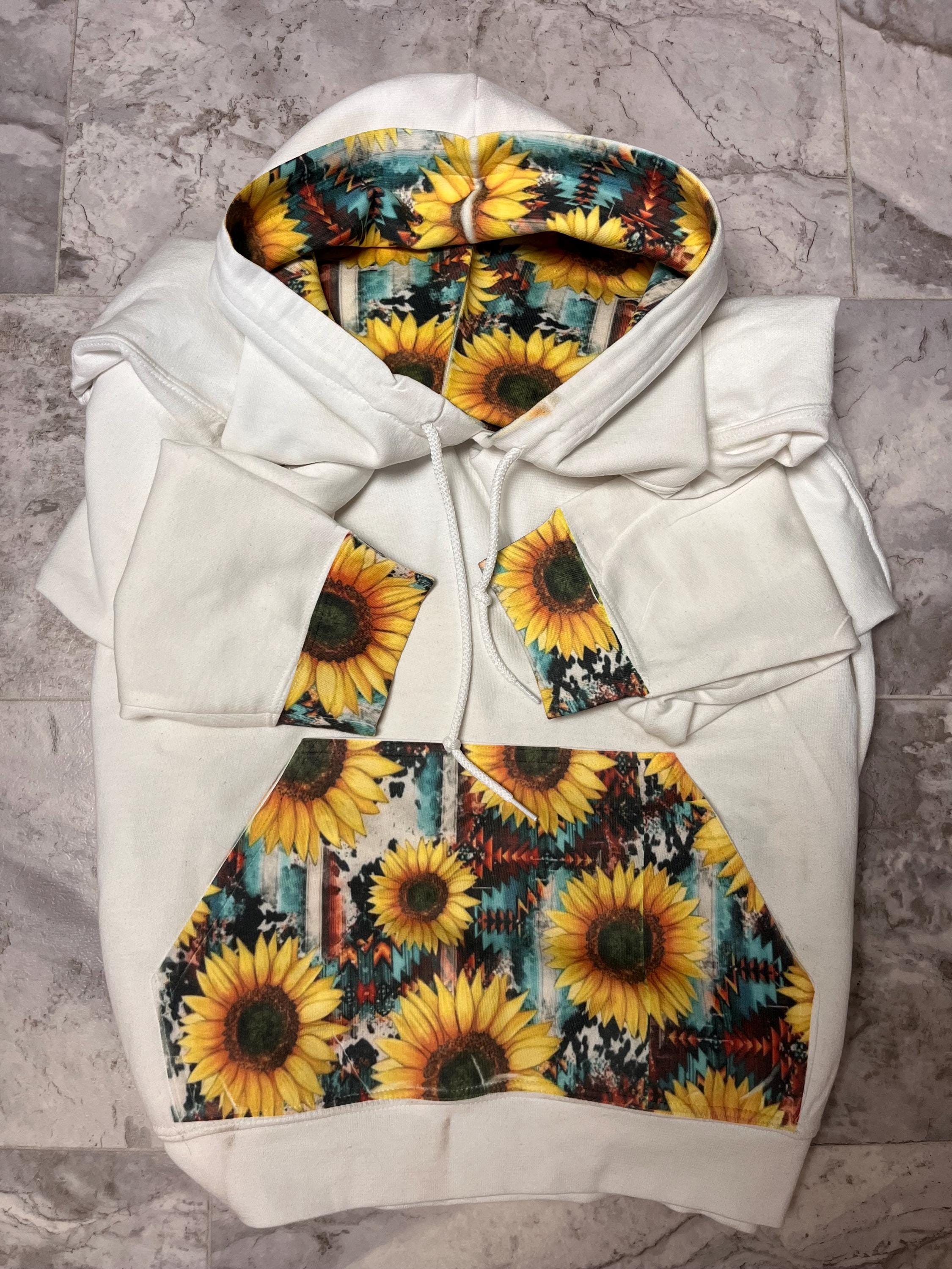 Sunflower Hoodie - Etsy