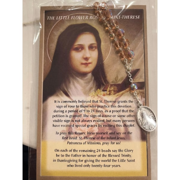 Chaplet St. Therese of the Little Flower - The Little Flower rosary of Saint Therese