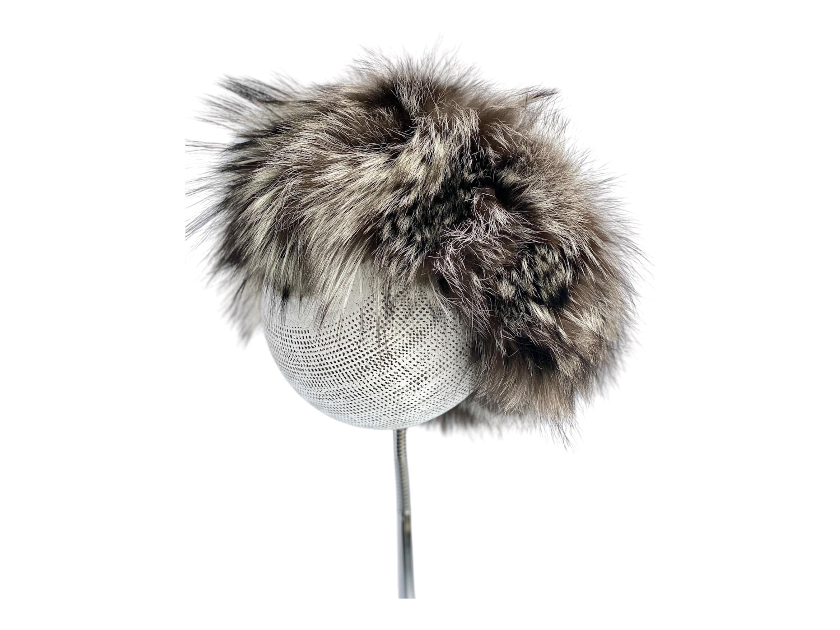 Elegant Vintage Fur Hat Vintage Genuine Fur Winter Hat, Winter Fur Hat, Elegant  main image 4
