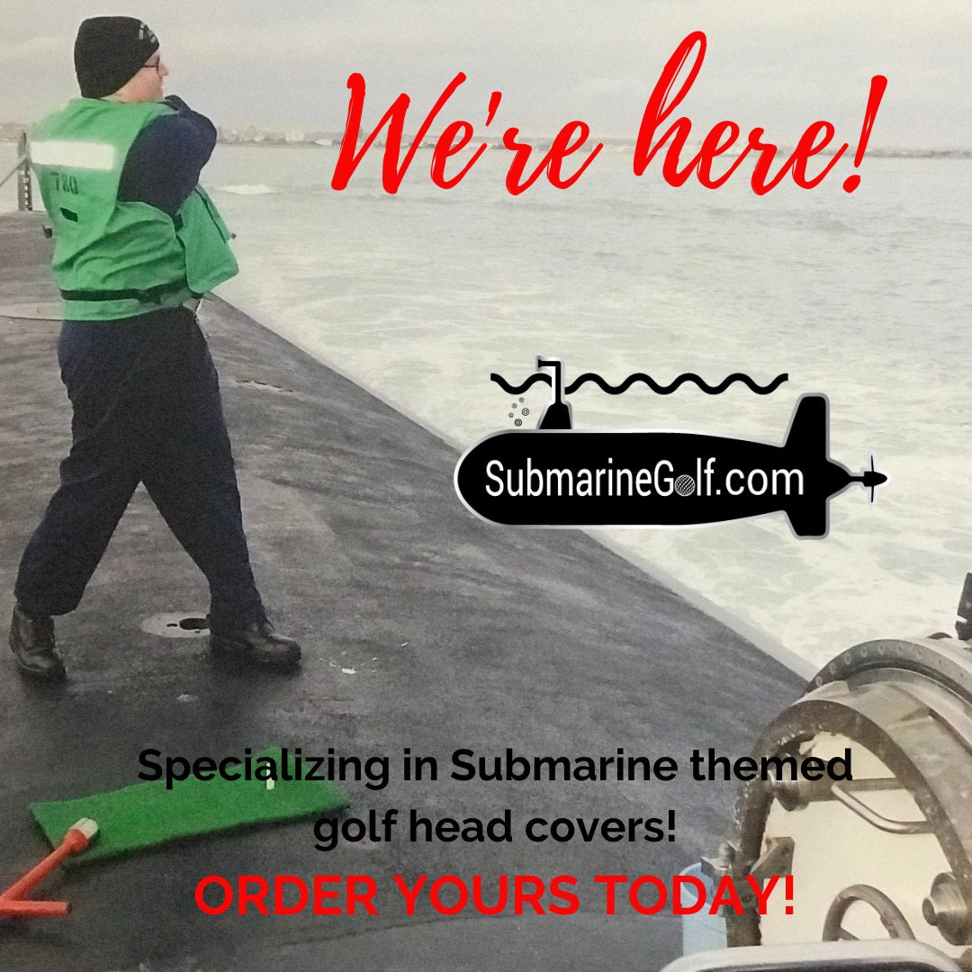 Golf Headcover With Built in Submarine Dive Alarm Etsy