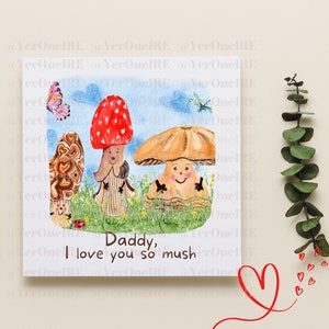 Biglietto di San Valentino, Buon San Valentino, Biglietto di San Valentino per papà, Biglietto di San Valentino per la mamma, Biglietto di San Valentino carino, Biglietto divertente, Fungo