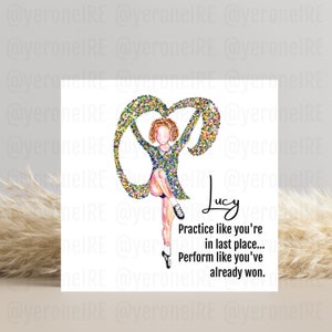 Ballerino irlandese, Danza irlandese, Carta, Citazione ispiratrice, Rainbow Art, Water Color Art, Irlandese, Regalo insegnante di danza, Congratulazioni, Personalizza