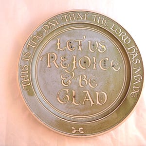 Gordon Whittle devotional plate