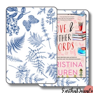 Blue Vintage Toile Kindle Skin, Aesthetic Wrap For Kindle Basic, Kindle Paperwhite Kobo Skin Decal, Floral Kindle Reusable Decal, Vinyl Wrap