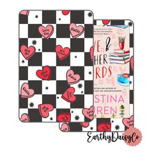 Spicy Romance Kindle Skin, Valentine Bookish Gift, Checkered Kindle Skin, Kindle Basic Skin Decal, Kindle Paperwhite 2024, Vinyl Wrap Kobo