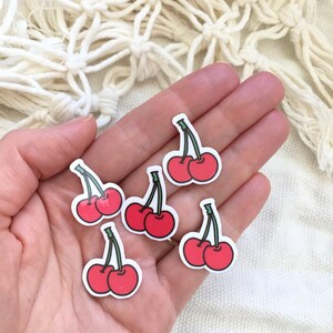 Cherries Mini Sticker Pack, Mini Phone Sticker, Phone Case Stickers, Cute Stickers, Small Stickers, Laptop Stickers, Phone Stickers For Case