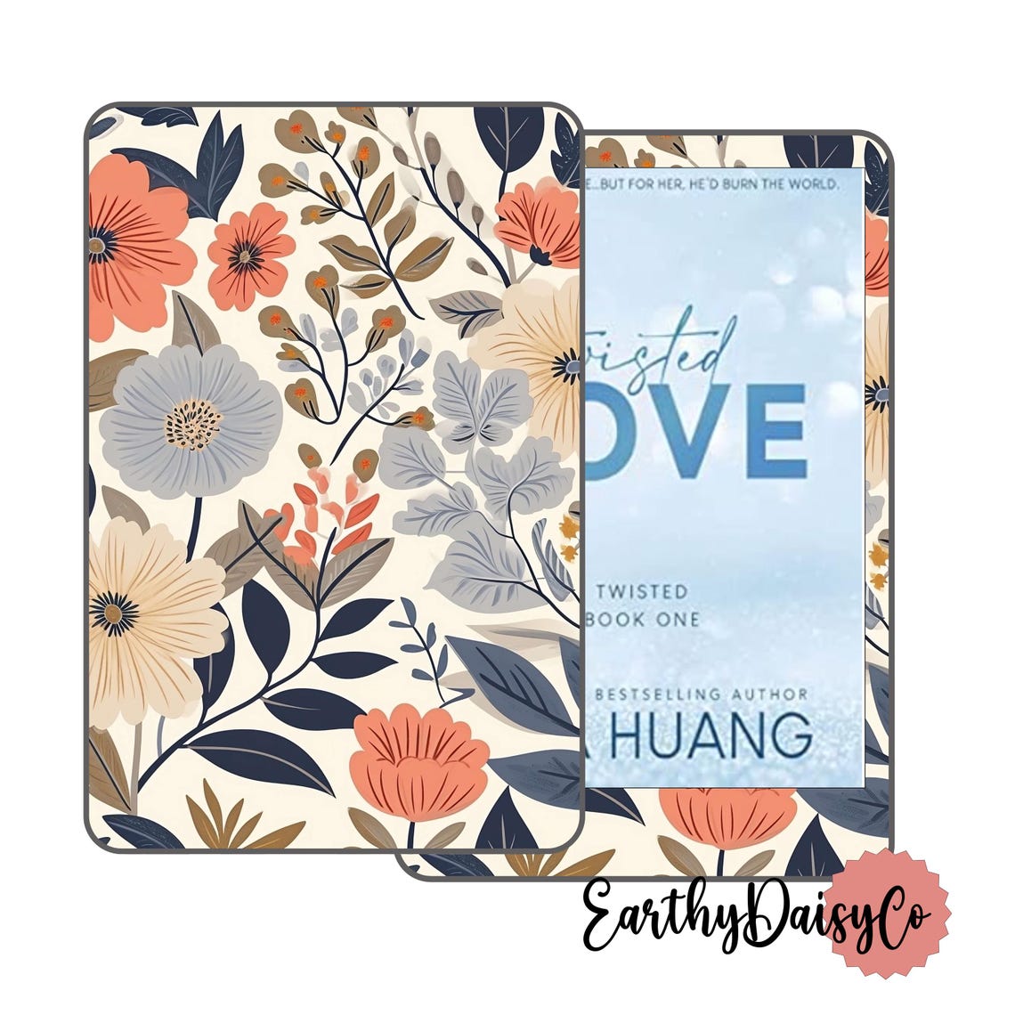 Floral Kindle Skin, Spring Retro Kindle Skin Decal, Cute Minimalist ...