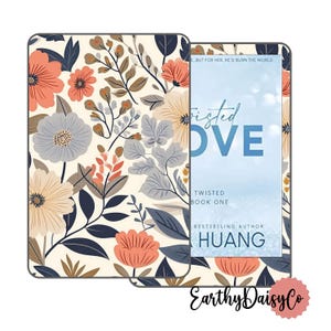Floral Kindle Skin, Spring Retro Kindle Skin Decal, Cute Minimalist Basic Skin, Kindle Paperwhite Colorsoft Skin, Vinyl Wrap For Kindle 2024