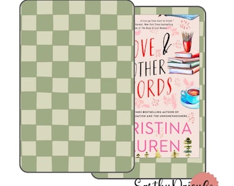 Checkered Kindle Skin, Green Kindle Decal, Gingham Plaid Kindle Colorsoft Skin, Kindle Paperwhite 2024 Skin, Vinyl Wrap For Kindle Basic