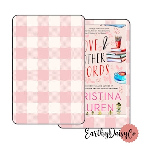 Checkered Kindle Skin, Pink Pastel Retro Kindle Skin Decal, Gingham Plaid Kindle Basic Skins, Kindle Paperwhite 2024, Vinyl Wrap For Kindle