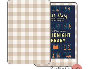 Checkered Kindle Skin Decal, Beige Kindle Colorsoft Skin, Gingham Plaid Kindle Basic Skin Kindle Paperwhite 2024 Skin, Vinyl Wrap For Kindle