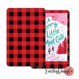 Retro Plaid Christmas Kindle Skin Decal, Red Check Kindle Colorsoft Basic Skin, Kindle Paperwhite 11 12 2024 Skin, Vinyl Wrap For Kobo Libra