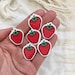 Mini Strawberry Sticker Pack, Cute Strawberry Phone Stickers, Laptop Stickers, Small Phone Case Stickers, Y2k Stickers, Trendy Stickers 1' 